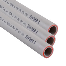Труба Sabi PPR Fiber PIPE ф20*3.4mm PN 25 зі скловолокном