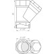 Фільтр грубого очищення SELBA 1 1/2″ SL1512