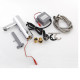 Змішувач сенсорний для умивальника HOTEC 19.115-DC/AC (220V/6V) з трансформатором,латунний Hot/Cold