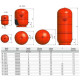 Бак Zilmet cal-pro для систем опалення  150л 6bar ( 1300015000 )