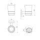 Набор аксессуаров для ванной  SONIA ASTRAL KIT BLACK ( 5 предметов) 185788